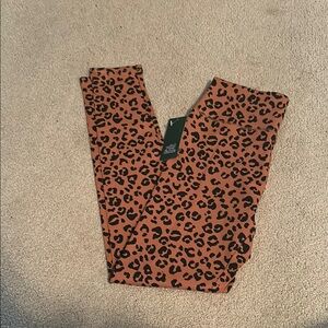 Wild Fable Animal Print Leggings Brown and Black